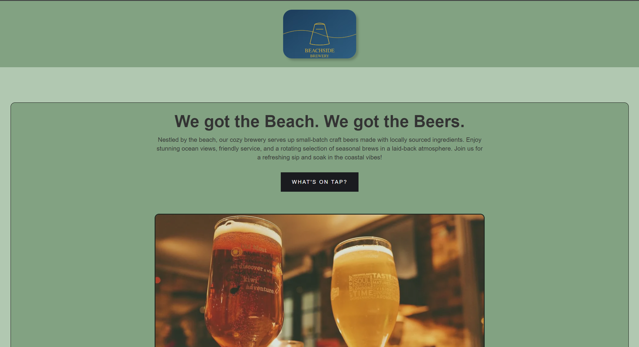 small image of Beachside Brewery webpage