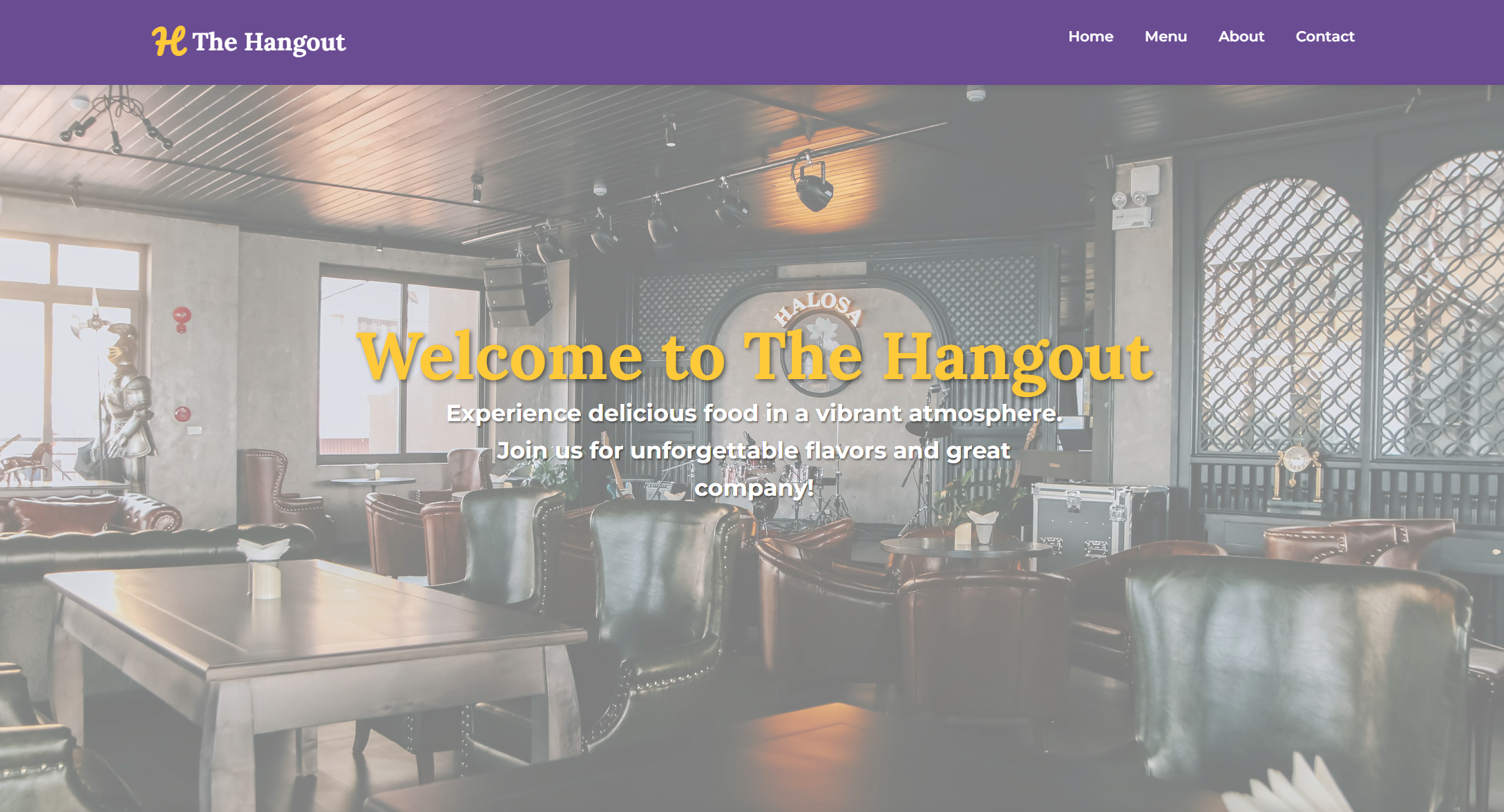 small image of The Hangout webpage